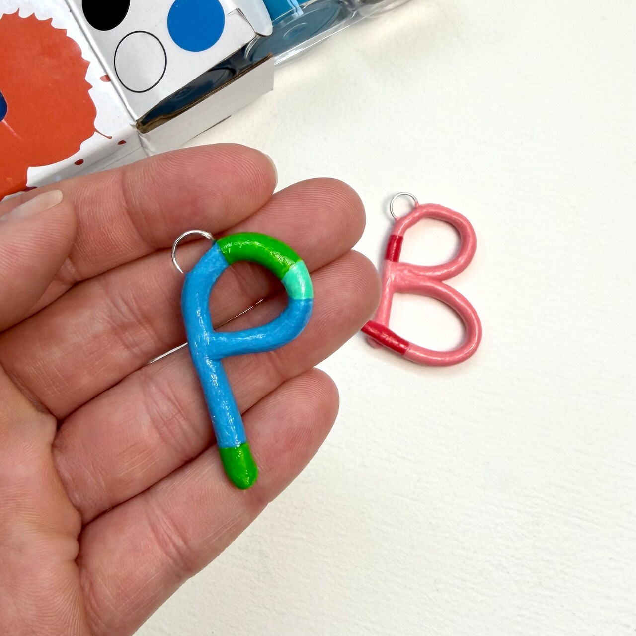 Kids Club: Air Dry Clay Monogram Charms